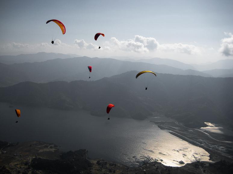 Paragliding in Pokhara