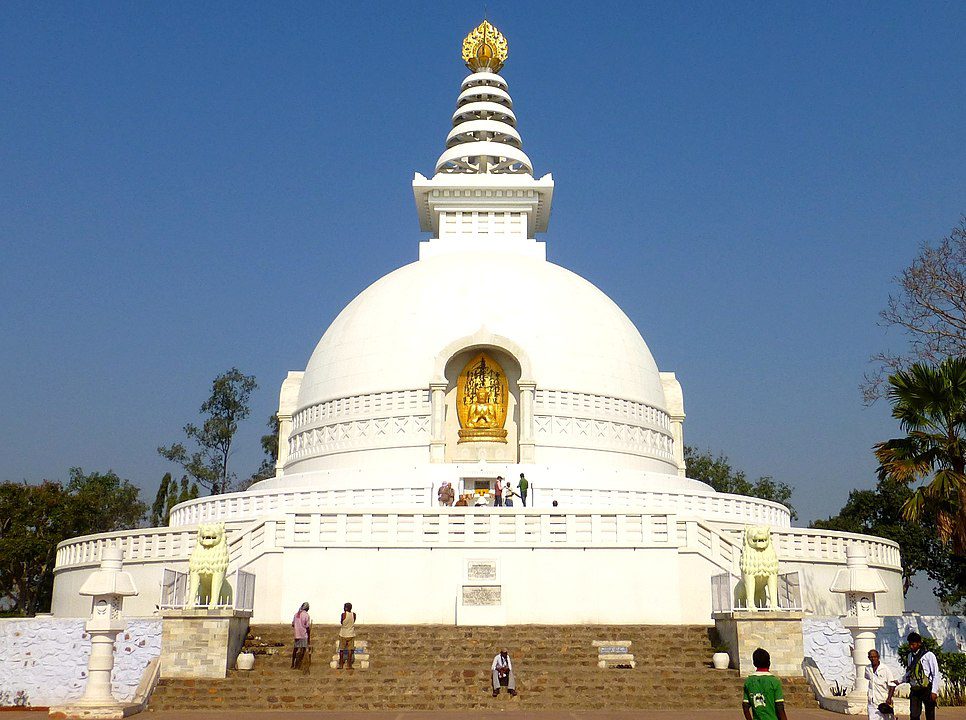 Shanti Stupa, Rajgir